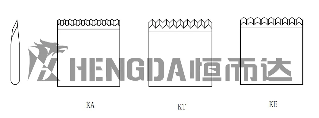 2PT, 3PT, 4PT Rotary Cutting Die Rule, Perforation Cut-Crease