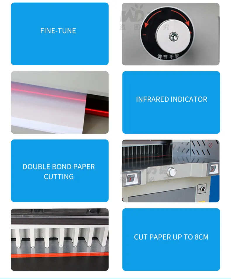 490mm Cutting Width Paper Cutting Machinery (WD-490R)