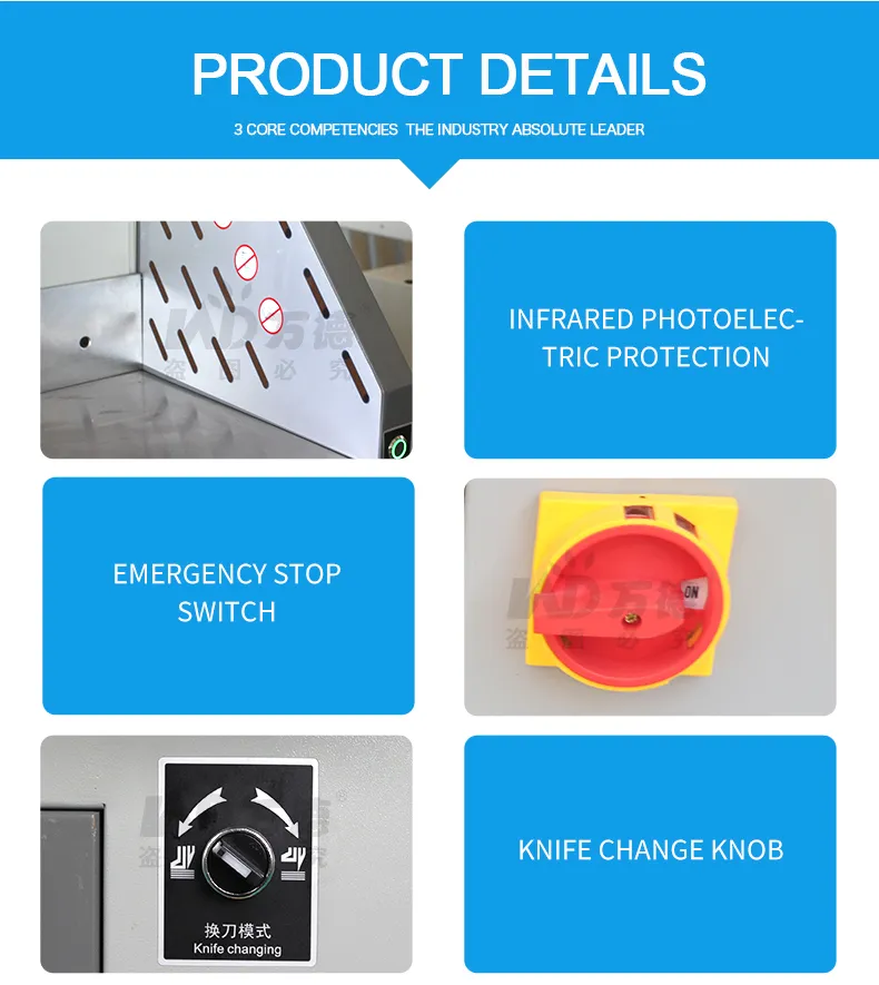 490mm Cutting Width Paper Cutting Machinery (WD-490R)