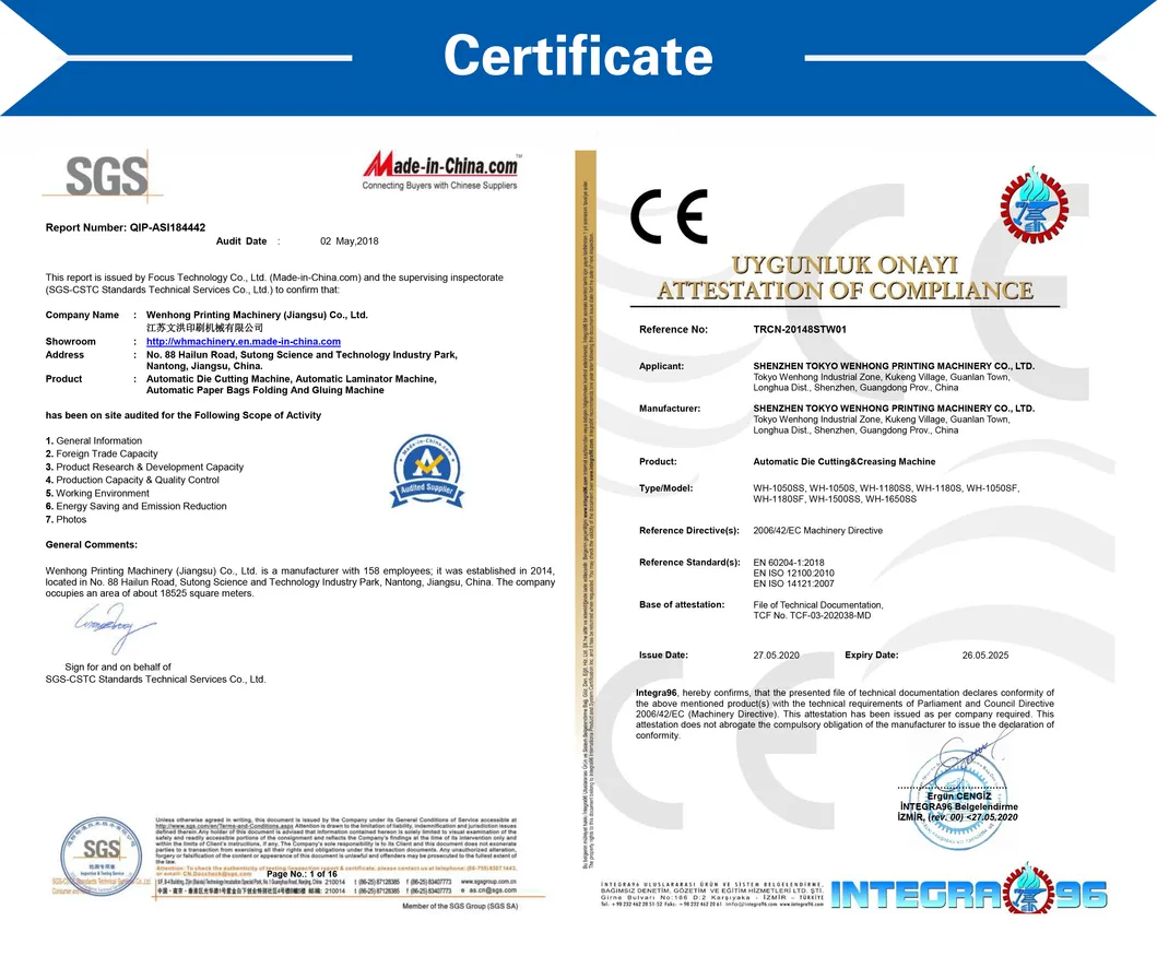 Auto Flute Laminator with Nice Quality