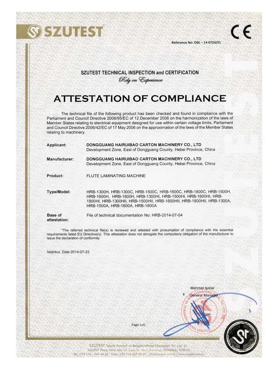 Automatic 5 Ply Flute Laminator Machine Corrugated Carton Flute Laminating Machine