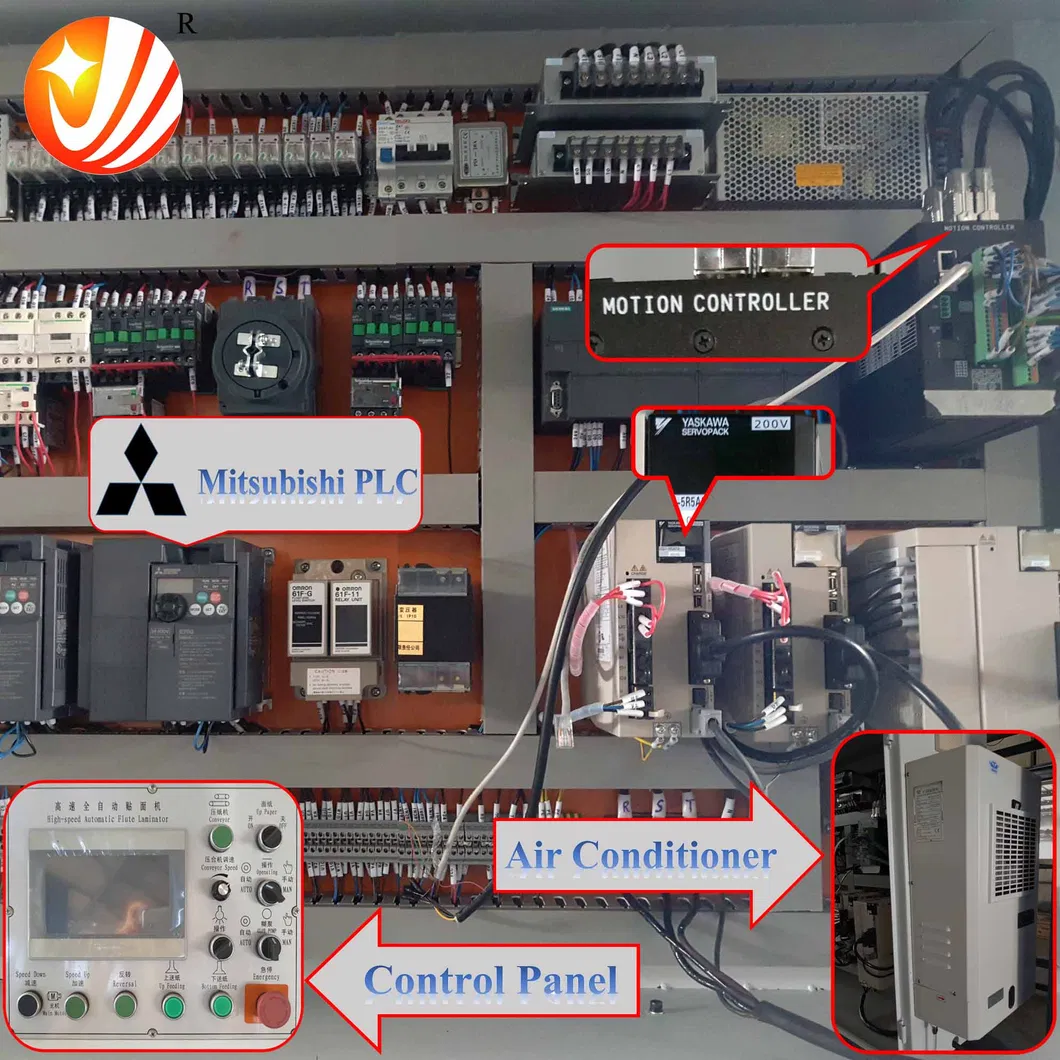 Automatic Corrugated Paper Board Flute Laminator Machine (1300/1450/1650)