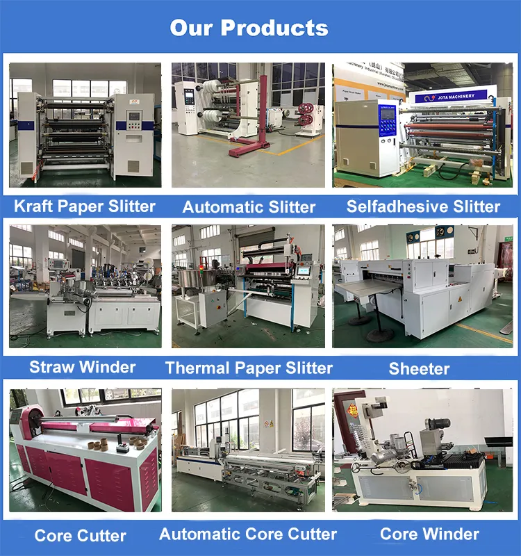 Cash Register Paper Roll Slitter Rewinder Thermal Paper POS Paper ATM Paper Slitting Machinery