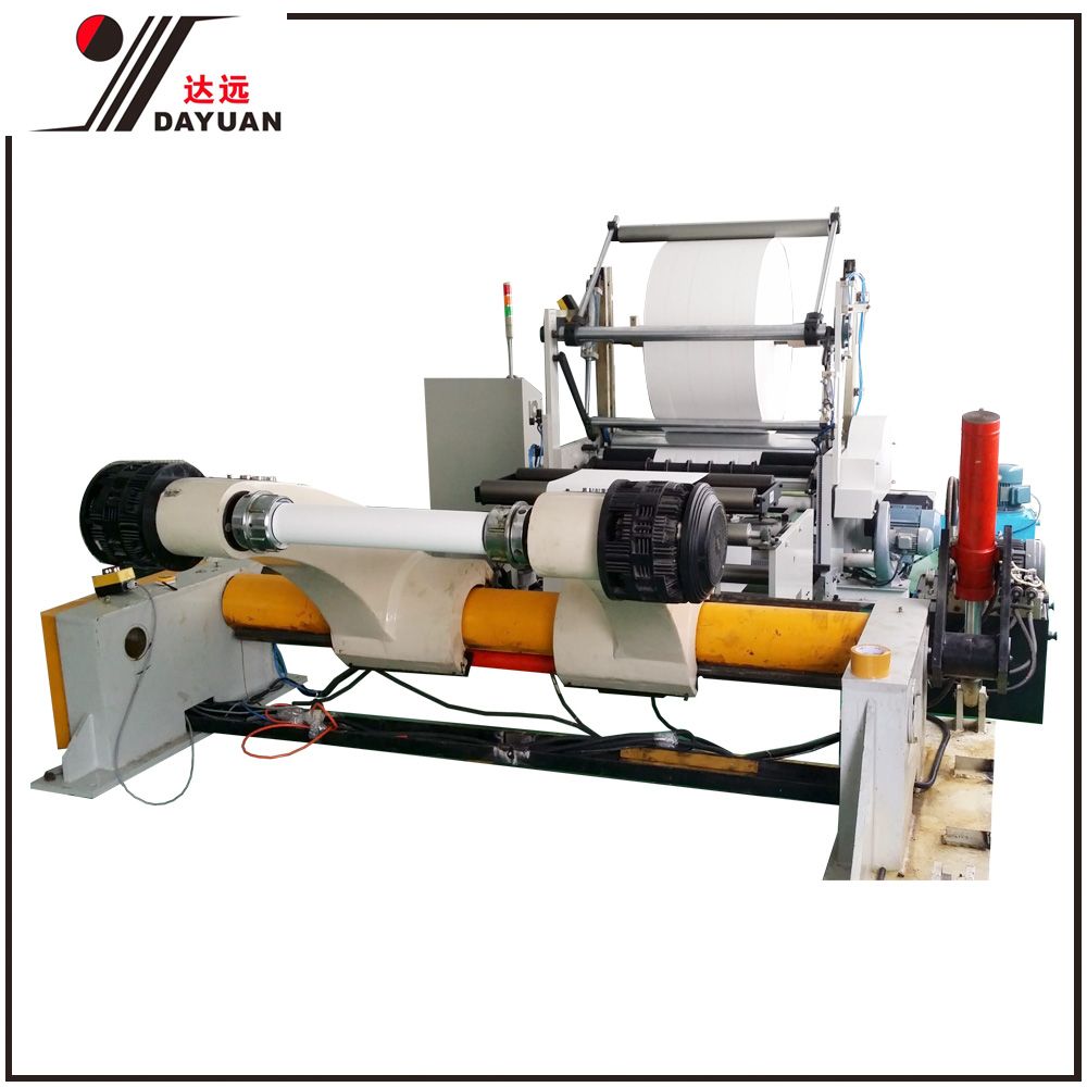 Dayuan Fqbg-1100&Fqbg-1400 High Speed Kraft Paper Jumbo Roll Product Slitter Rewinder Processing Machine with Imported Programmable Controller