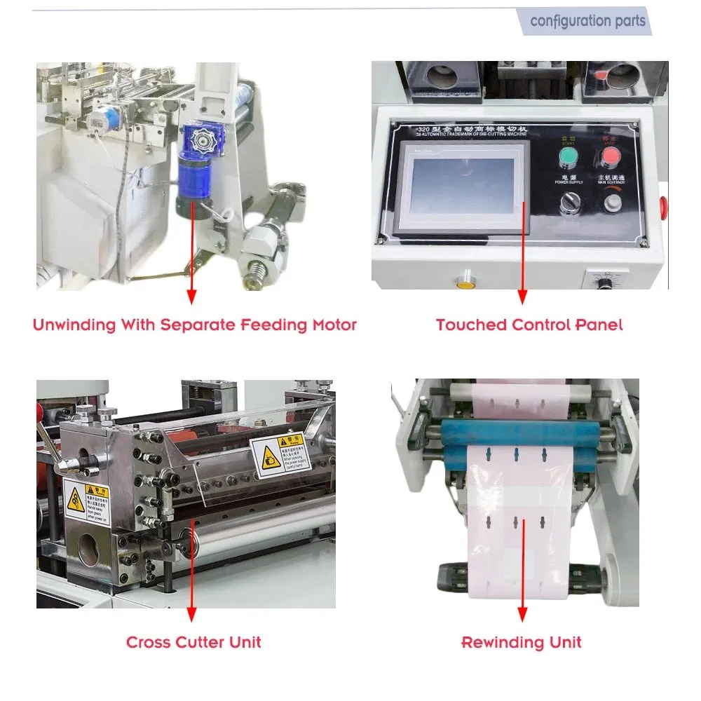 Dbmq-320A Automatic Sticker Adhesive Label Die Cutting Machine