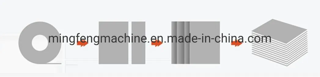 Dfj-B Model A4 Size Roll Paper Sheeting Machine