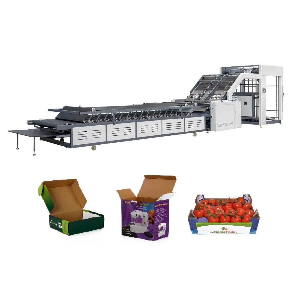 Fast Speed Grey Board Paperboard Corrugated Paper Laminating Machine