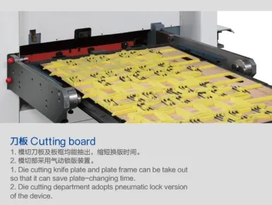 Feida Brand Fdq-1100*780 Automatic Deep Embossing and Stripping Die Cutting Machine
