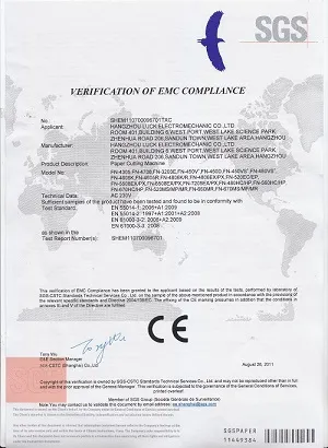 Fn-E720t Professional Manufacturer Electrical Program-Control Paper Cutting Machine