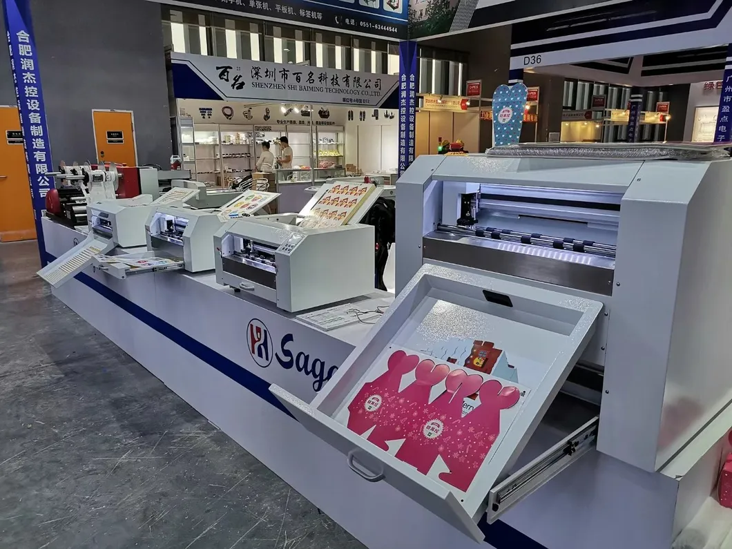 High Precision Die Cutting/Adsorbed Sheet Cutter/Adsorbed Cutter Plotter/Sheet Auto Feeding Cutting and Creasing/Contour Cutting Machine
