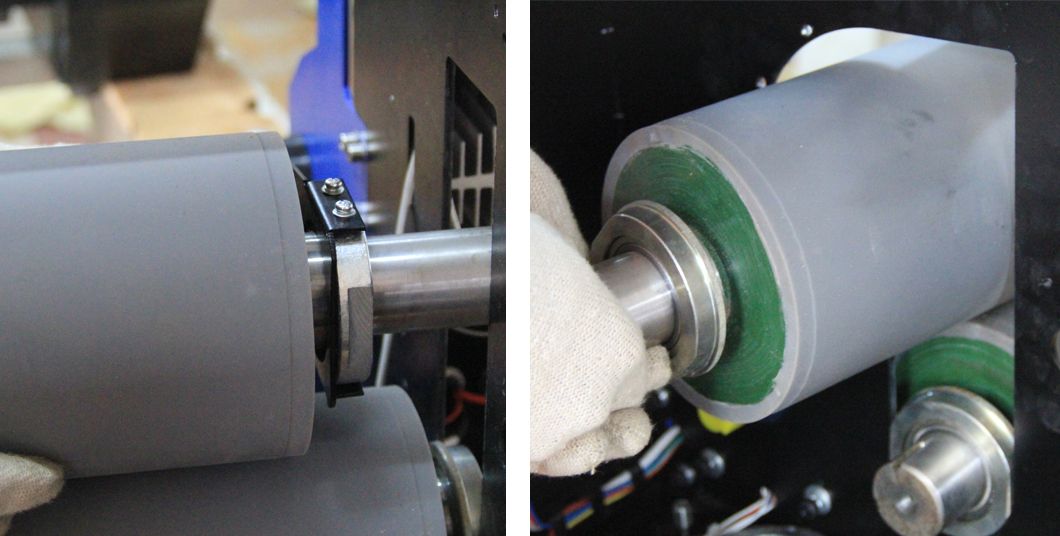 Industrial Hot Paper Laminating Machine Rubber Roller