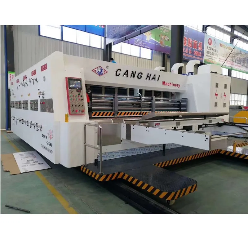 Lead Edge4 Color Printing Slotting Die Cutting Machine