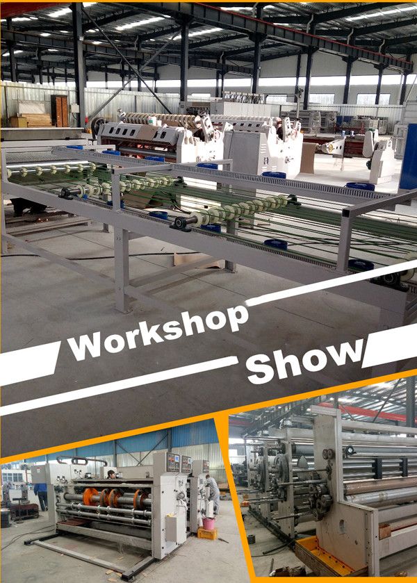 Manufacture 2 Ply Corrugated Sheet Semi Automatic Flute Laminator