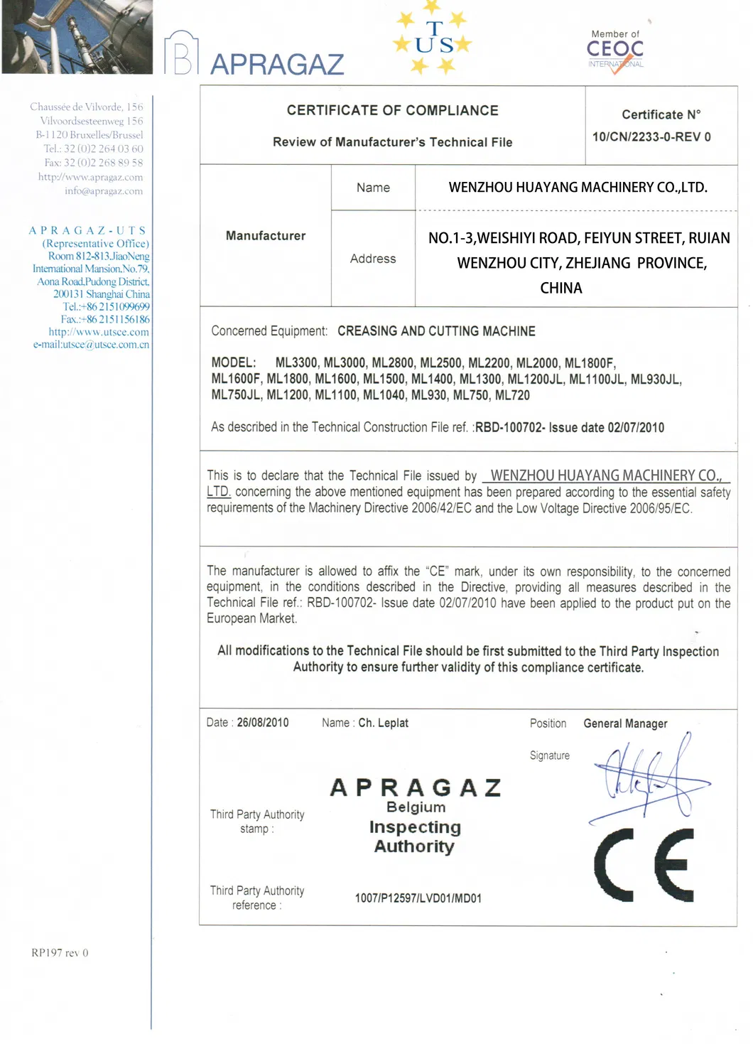 Paper Die Cutting Machine and Creasing Manual Machine