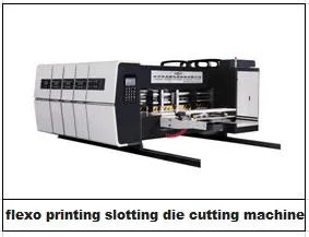 Three Color Corrugated Paper Printing Die-Cutting Vibrator Stacker Carton Box Machine