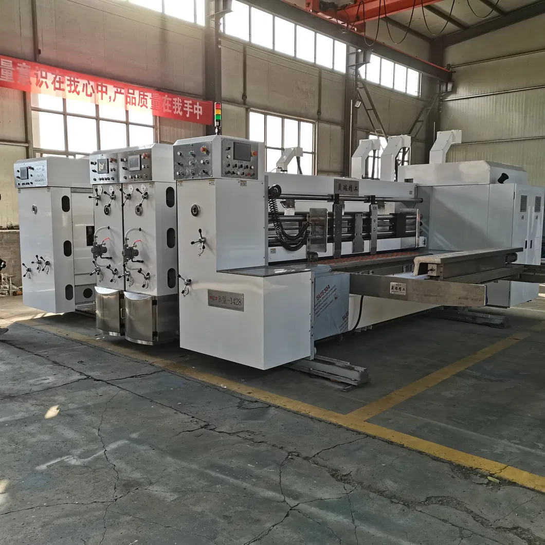 Water Ink Flexo Corrugated Cardboard Printing Rotary Die-Cutting Slotting Machine